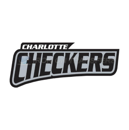 Charlotte Checkers Iron-on Stickers (Heat Transfers)NO.8993